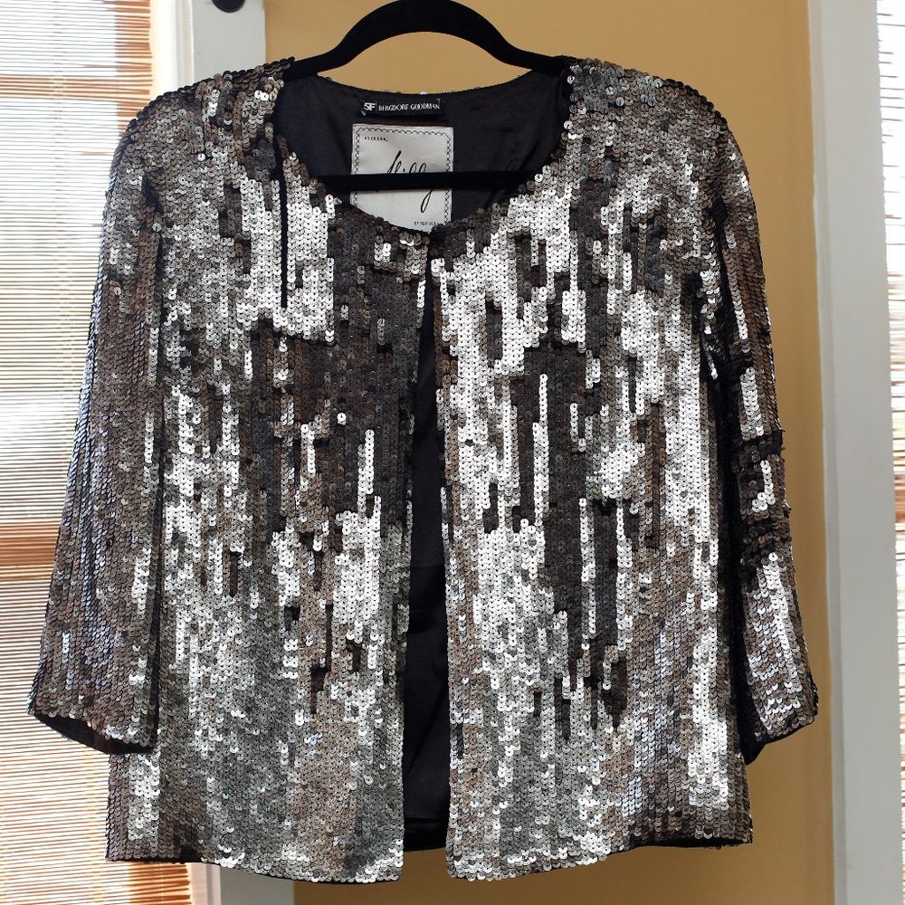 Milly of New York Bergdorf Goodman Sequin Jacket